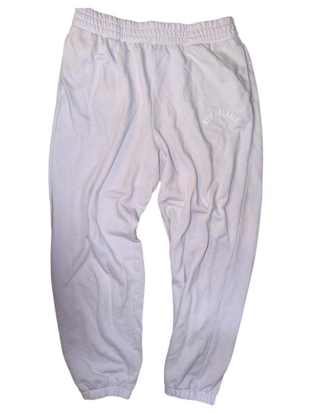 Women’s New Balance White Jogger Sweatpants Size Large